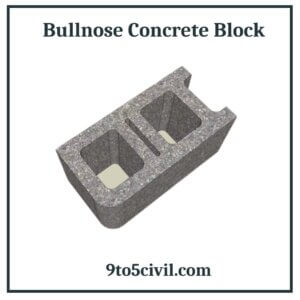 Bullnose Concrete Block