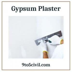 Gypsum Plaster