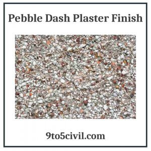 Pebble Dash Plaster Finish