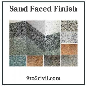 Sand Faced Finish
