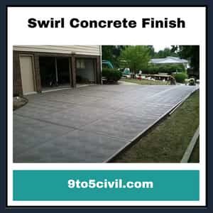 Swirl Concrete Finish 