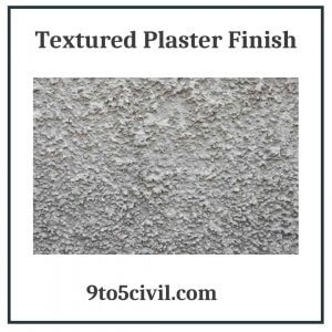 Textured Plaster Finish