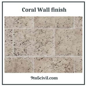 Coral Wall finish