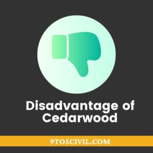 Disadvantage of Cedarwood