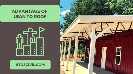Advantage of Lean to Roof