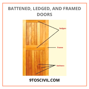 Battened, Ledged, and Framed Doors (2)