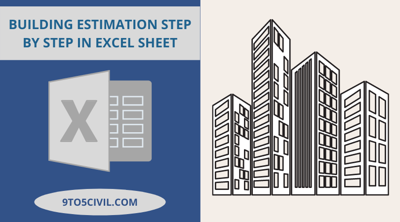Building Estimation Step by Step In Excel Sheet