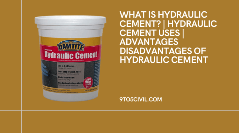 What Is Hydraulic Cement Hydraulic Cement Uses Mixing Of Hydraulic