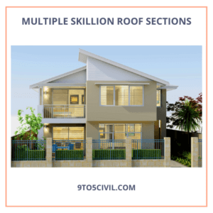 Multiple Skillion Roof  Sections