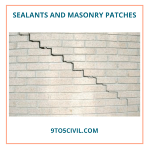 Sealants and Masonry Patches