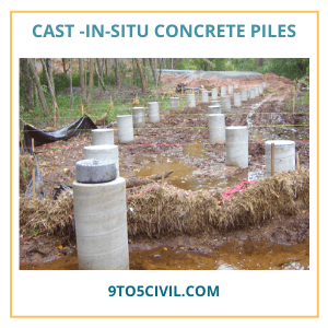 Cast -In-Situ Concrete Piles