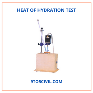 Heat of Hydration Test