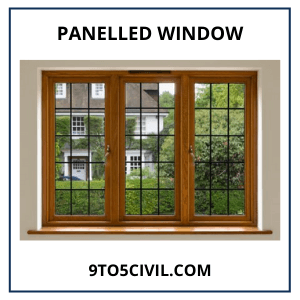 Panelled window (2)