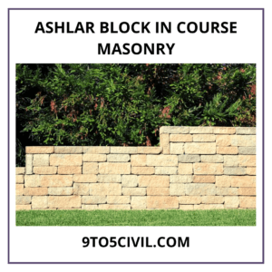 Ashlar Block in Course Masonry