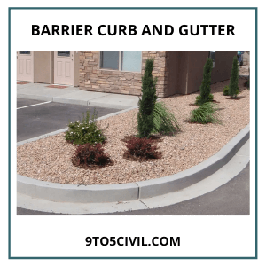 Barrier Curb and Gutter