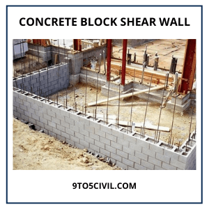 Concrete Block Shear Wall
