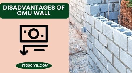 Disadvantages of CMU Wall (1)