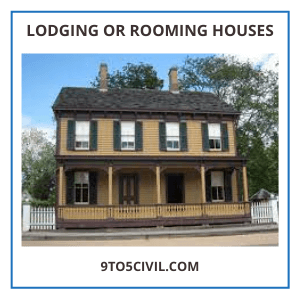 Lodging or Rooming Houses
