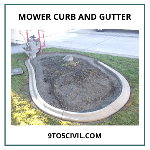 Mower Curb and Gutter