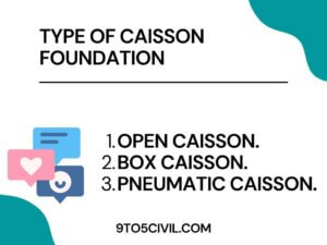 Type of Caisson Foundation