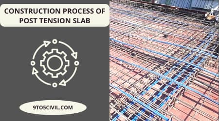 Construction Process of Post Tension Slab
