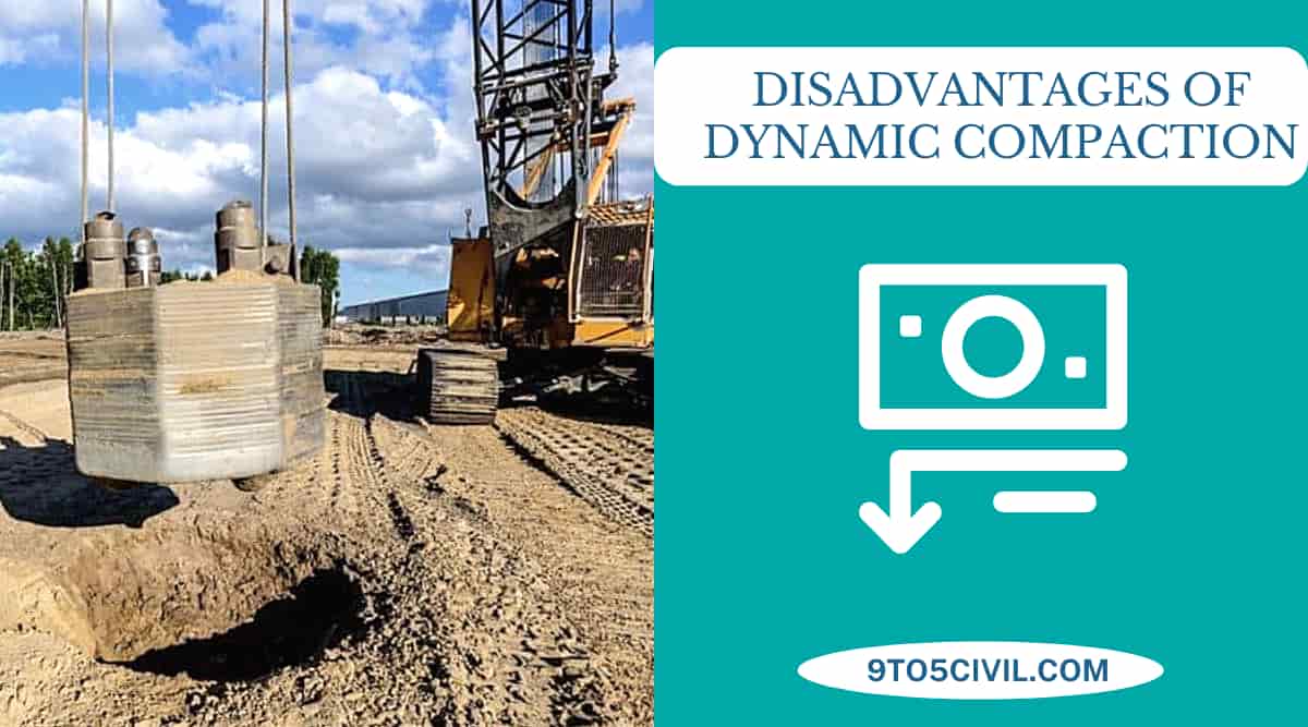 Disadvantages of Dynamic Compaction 