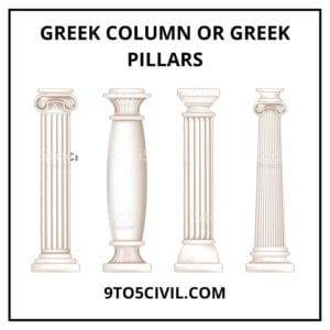 Greek Columan or Greek Pillars