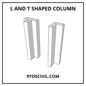 L and T Shaped Column 