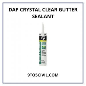 DAP Crystal Clear Gutter Sealant