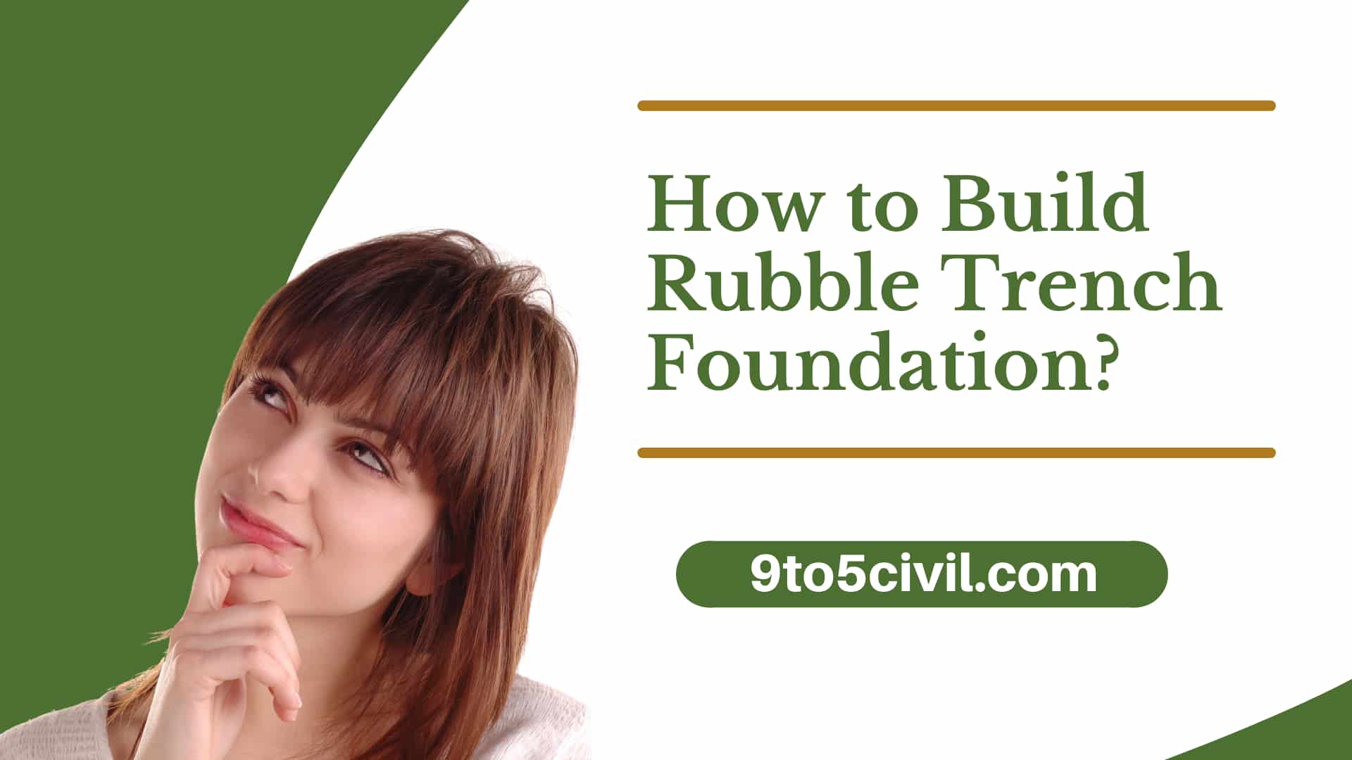 How to Build Rubble Trench Foundation 