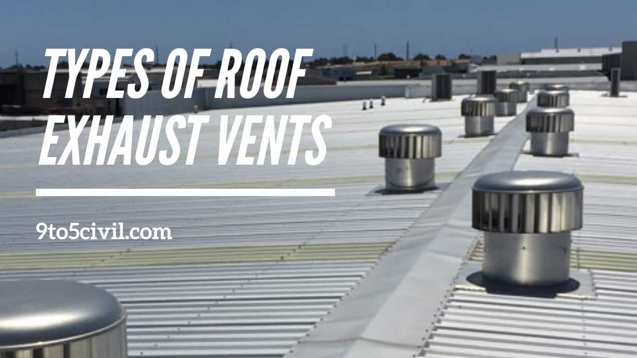 Types of Roof Exhaust Vents