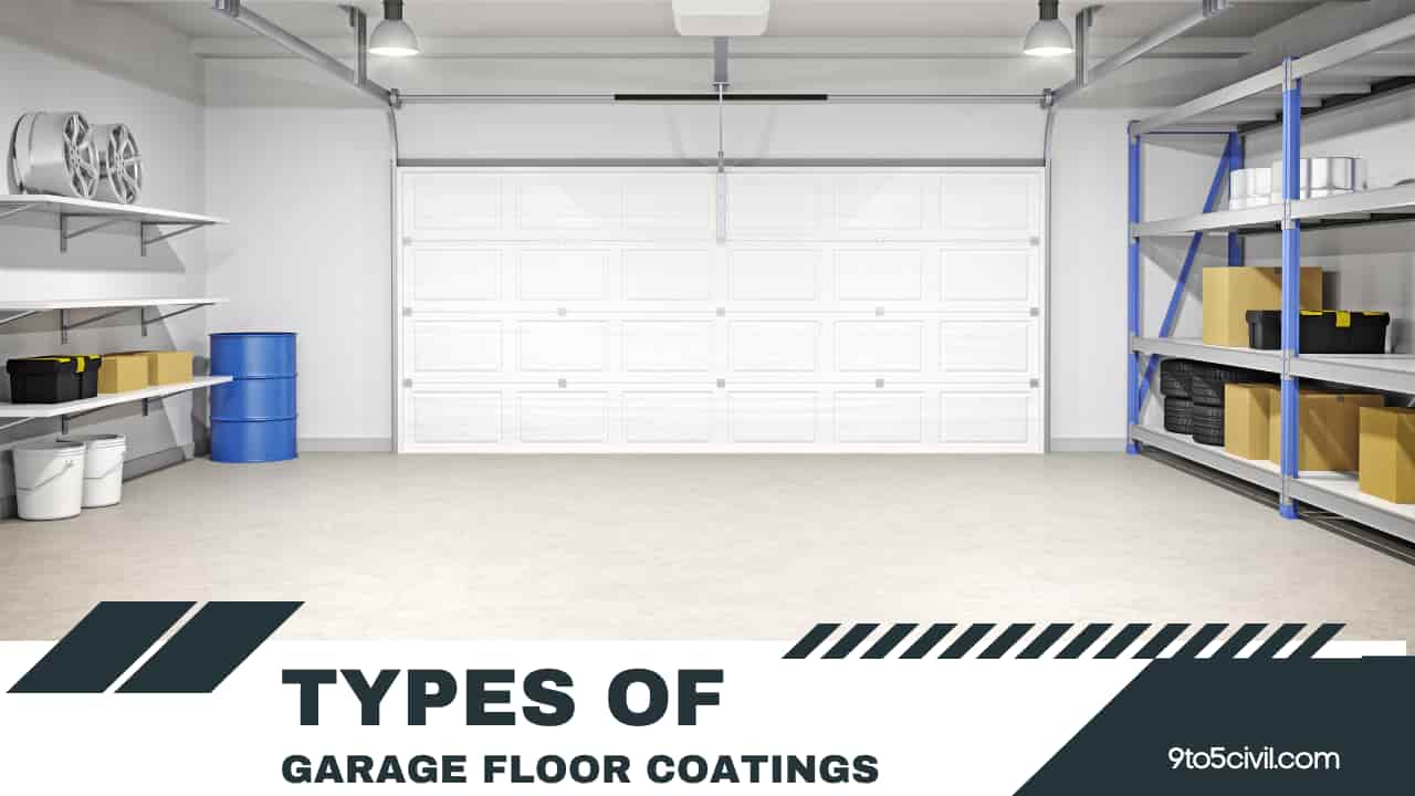 Types of Garage Floor Coatings