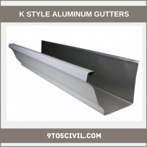 K Style Aluminum Gutters