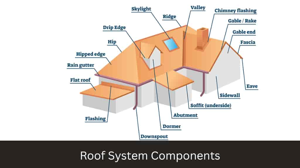 parts of a flat roof