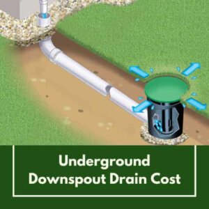 Underground Downspout Drain Cost