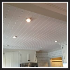 Beadboard Drop Ceiling