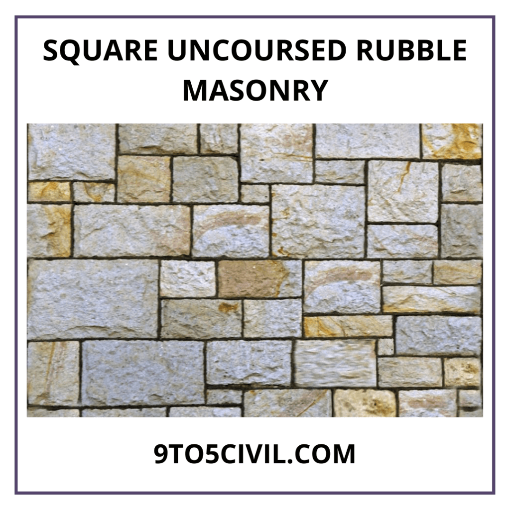 Stone Masonry Types of Stone Masonry