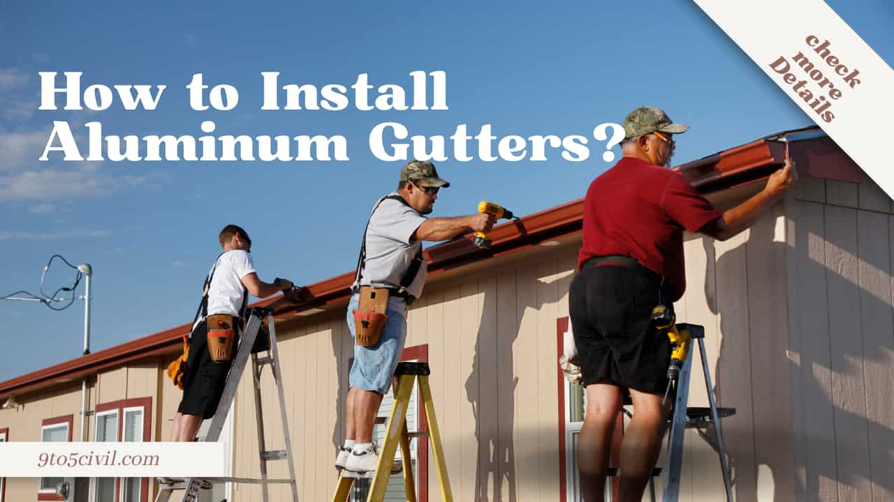 How to Install Aluminum Gutters? Aluminum Gutters Cost Aluminum Downspout Extension