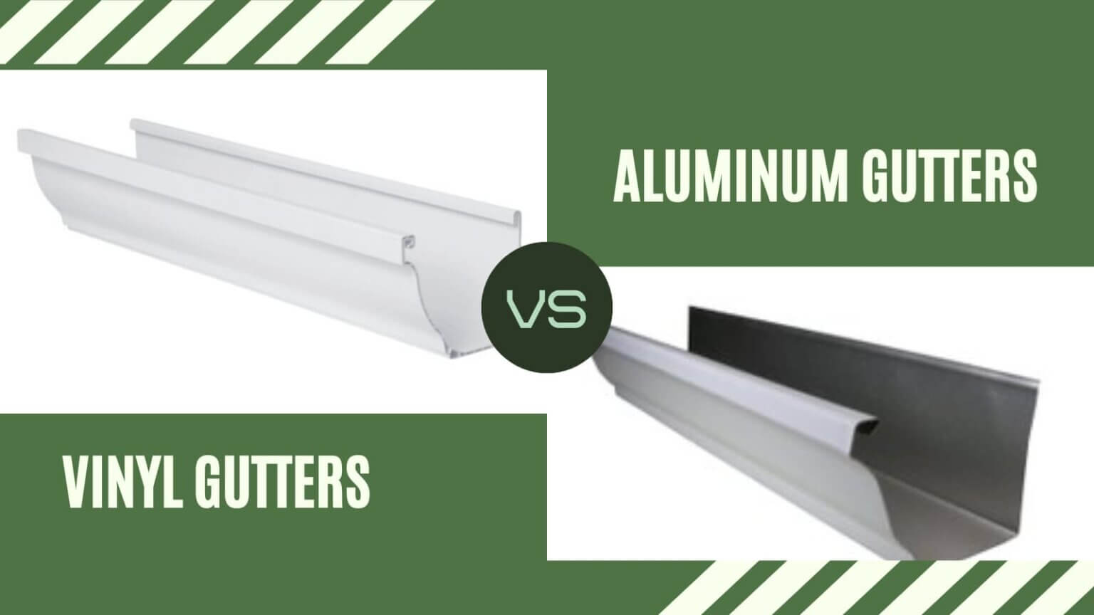 Which Is Better Vinyl or Aluminum Gutters?