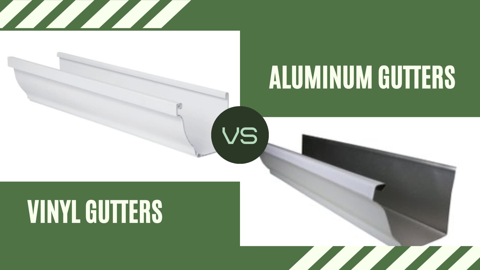 Vinyl or Aluminum Gutters