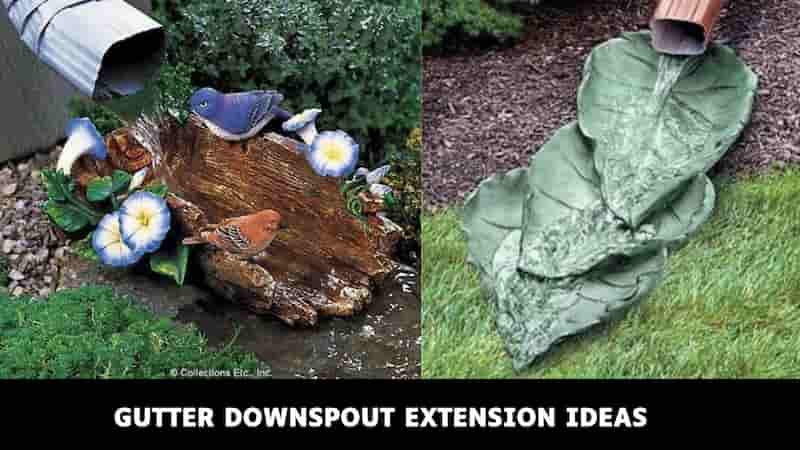 Gutter Downspout Extension Ideas