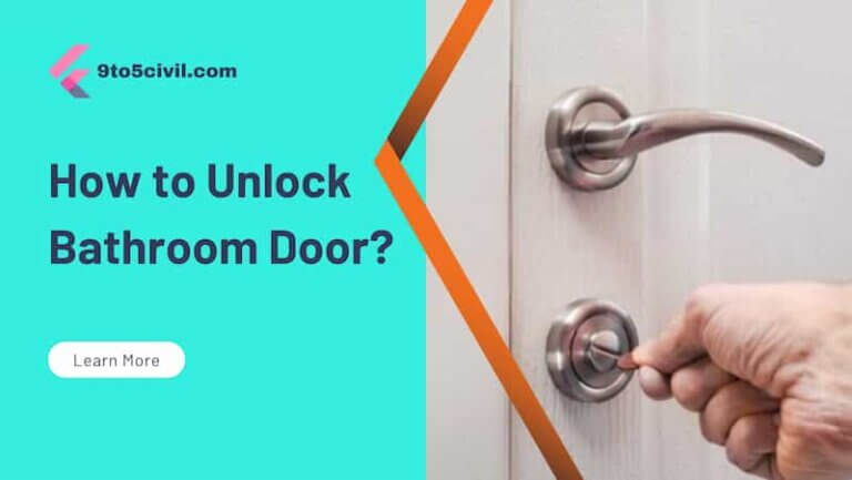 How to Unlock Bathroom Door from Outside? | Step-by-Step Guide